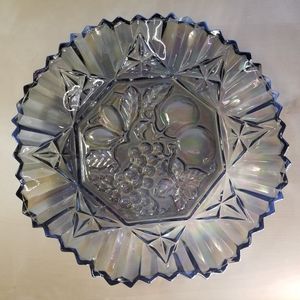 Federal Glass Smoked Carnival Bowl